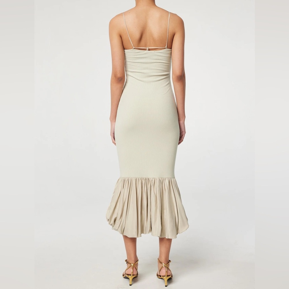 THE LINE BY K YONAS DRESS CEMENT SIZE MEDIUM NWT - Picture 2 of 4